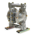 Double Diaphragm Pump, Aluminum, Air Operated, Santoprene, 28 GPM