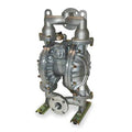 Double Diaphragm Pump, Aluminum, Air Operated, Buna N, 160 GPM