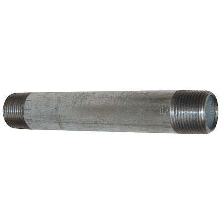 2" MNPT x 12" TBE Galvanized Steel Pipe Nipple Sch 40