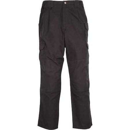 Tactical Pants, 34, Black, 100% Cotton Canvas