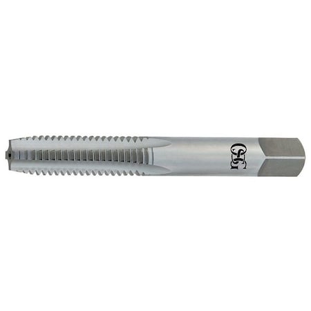 Straight Flute Hand Tap, 7/16"-14, Plug, 4 Flutes, UNC