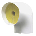 3" Fiberglass Elbow Pipe Fitting Insulation, 1-1/2" Wall