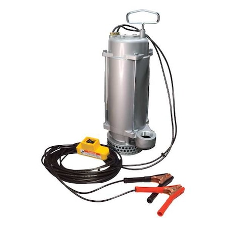 1/3 HP 1-1/2" Dewatering Pump 12VDC No Switch Included