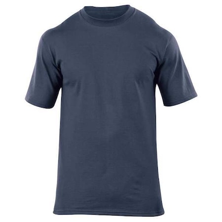 Tactical Shirt, 100% Cotton, Navy, 2XL, 3 PK