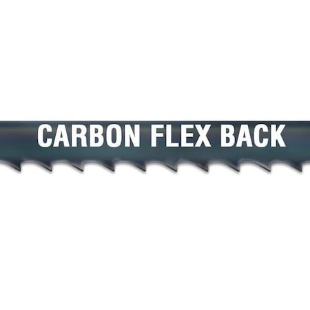Band Saw Blade, 11 ft. 6 in L, 1/2" W, 14 TPI, Carbon Steel, 0.025" Thick
