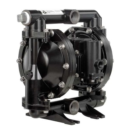 Double Diaphragm Pump, Aluminum, Air Operated, Nitrile, 52 GPM
