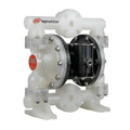 Double Diaphragm Pump, Polypropylene, Air Operated, Santoprene, 53 GPM