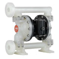 Double Diaphragm Pump, Polypropylene, Air Operated, PTFE, 53 GPM