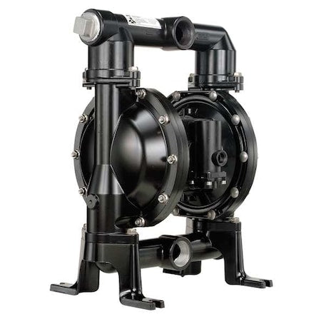 Double Diaphragm Pump, Aluminum, Air Operated, Nitrile, 123 GPM