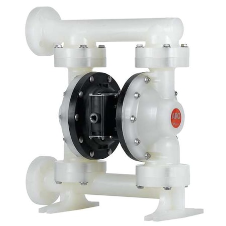 Double Diaphragm Pump, Polypropylene, Air Operated, Santoprene