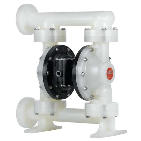 Double Diaphragm Pump, Polypropylene, Air Operated, Santoprene