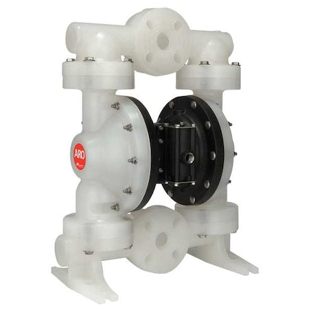 Double Diaphragm Pump, Polypropylene, Air Operated, PTFE, 123 GPM
