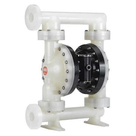Double Diaphragm Pump, PX20P EXP Series, Air-Operated, Polypropylene/PTFE, 182 gpm