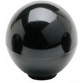 Ball Knob, 3/8-16 Thread Size, 1.32"L, Blind Tap