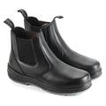 Men's 6 in Composite Toe Chelsea Boot, Black, 7, W, 804-6134