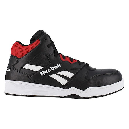 Men's Athletic High-Top Shoe, 7 1/2, Composite Toe, Black, RB4132