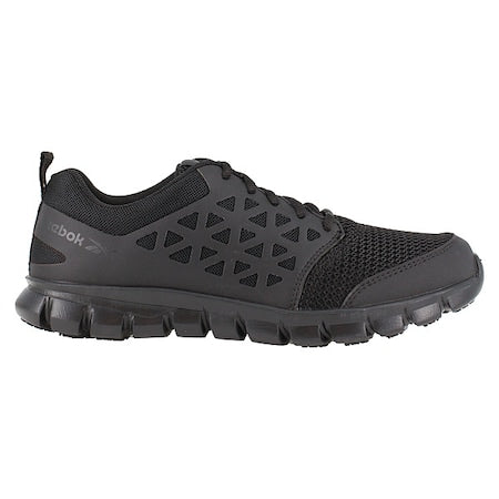 Sublite Cushion Work, Men's Athletic Shoe, 10 M, Mesh, Microfiber, Black