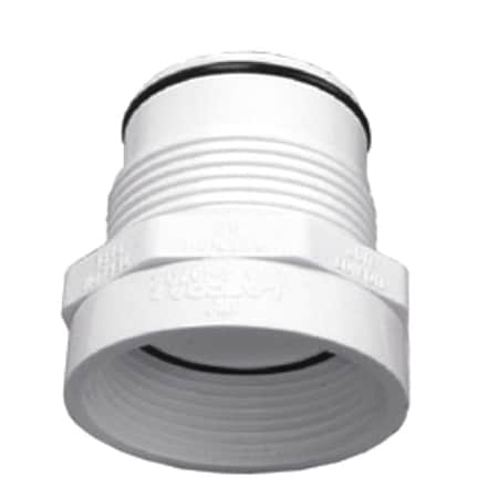 PVC, Straight, 1 in NPT, 1 in