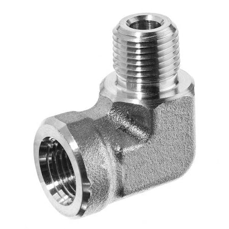 Stainless Steel 90 Degree Street Elbow, 1/2 in NPT Female x 1/2 in NPT Female, 304 Grade