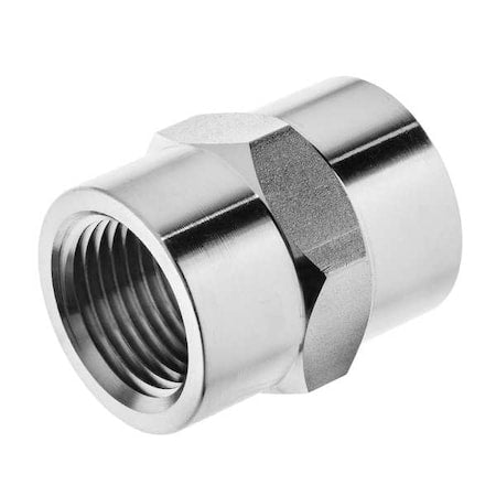 StainlessSteel,Straight,3/8"NPTx3/8"NPT
