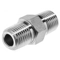 Steel Straight Adapter, Female NPT x Male NPT, 1/8 in, 6,500 psi