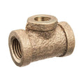 Reducing Branch Tee Brass Brass Class 125 Pipe Fittings, 3/4 in Female NPT X 3/8 in Female NPT