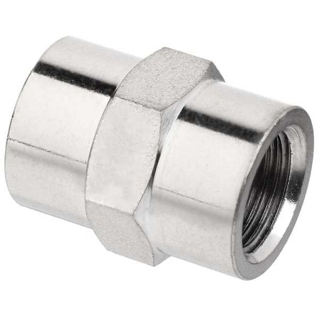 Coupling Brass Brass Class 1000 Pipe Fittings, 1/2 in Female NPTF X 1/2 in Female NPTF