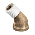 45 Degrees  Street Elbow Brass Brass Class 125 Pipe Fittings, 3/4 in Female NPT X 3/4 in Male NPT