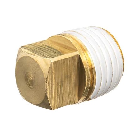 Brass Hollow Square Head Plug, Male NPT