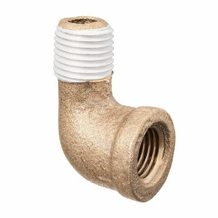 90 Degrees  Street Elbow Brass Brass Class 125 Pipe Fittings, 1/8 in Female NPT X 1/8 in Male NPT