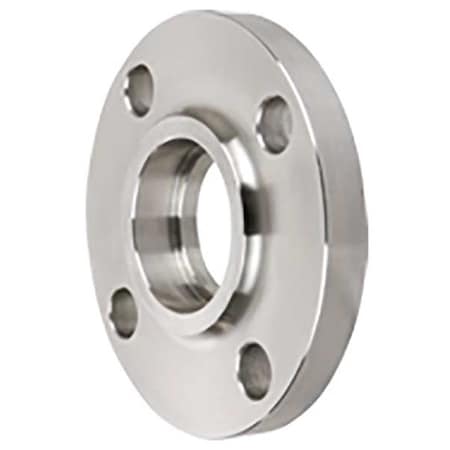 2 in Schedule 40 Socket Weld Flange, 316/316L Stainless Steel, Raised Face, Class 150