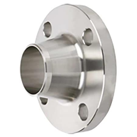 2 in Schedule 40 Weld Neck Flange, Raised Face, 316/316L Stainless Steel, Class 150