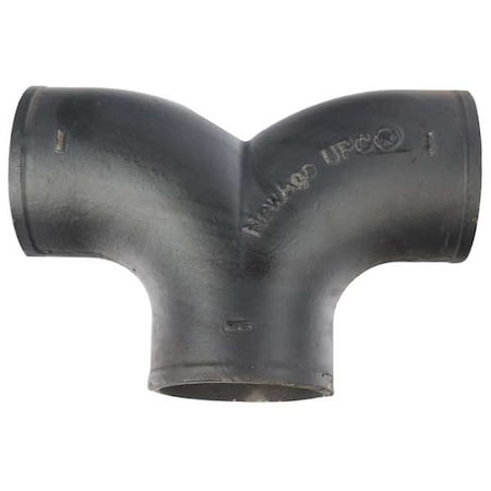 90 Degrees  Double Bend Elbow Double 1/4 Bend, 2" Pipe, Female Socket, Cast Iron, 0 psi