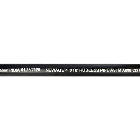 Pipe, Cast Iron, 3 in,   , 10 ft