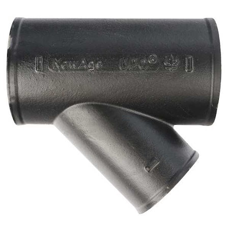 Reducing Wye Wye, 2" x 4" Pipe, Female Socket, Cast Iron, 0 psi