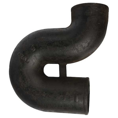 P-Trap P-Trap, 4" Pipe, Female Socket, Cast Iron, 0 psi