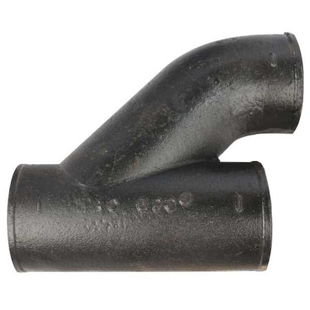 Reducing Wye Upright Wye, 2" x 3" Pipe, Female Socket, Cast Iron, 0 psi