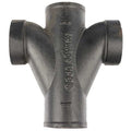Figure One Tap Cross No-Hub Figure One, 1-1/2" x 2" Pipe, Female Socket, Cast Iron, 0 psi