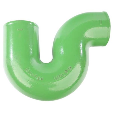 P-Trap P-Trap, 3" Pipe, Female Socket, Cast Iron, 0 psi