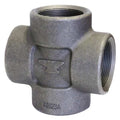 Cross Cross, 3/4" Pipe, FNPT, Forged Steel, Class 2000