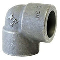 90 Degree Elbow 90 Degree Elbow, 1-1/4" Pipe, Socket Weld, Black Forged Steel, Class 3000