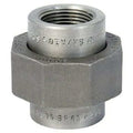 Union Union, 2" Pipe, FNPT, Black Forged Steel, Class 3000