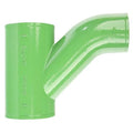 Reducing Wye Combination Wye and 1/8 Bend, 2" x 4" Pipe, Female Socket, Cast Iron, 0 psi
