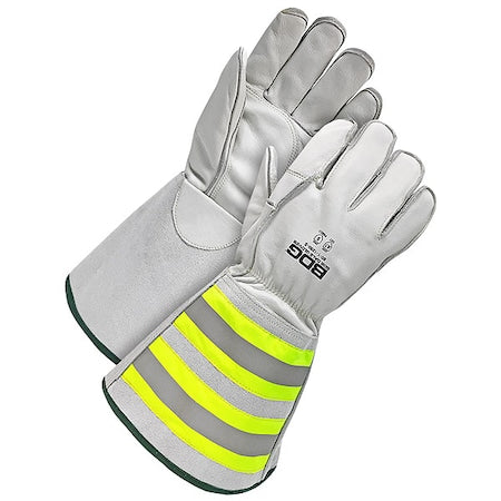 Cut-Resistant Leather Gloves, Cut Level A7 ,Uncoated ,S 1 PR