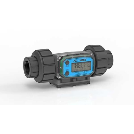 Electronic Flowmeter,1",FNPT,7.3" L