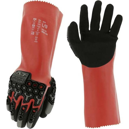 Chemical-Resistant Gloves, Cut Level A4 ,Nitrile ,Sandy ,M 1 PR