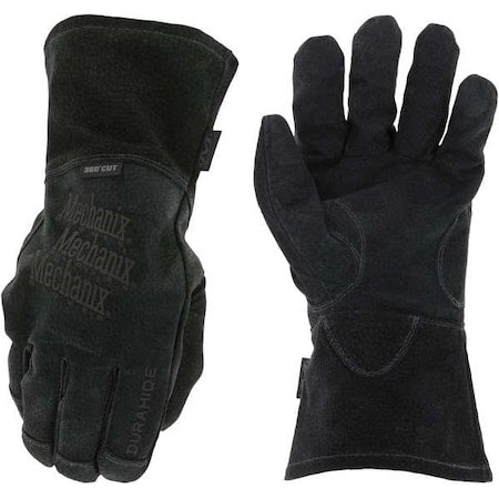 Torch Regulator Welding Gloves, Gauntlet Cuff, Keystone Thumb, Pigskin Leather, 12, 1 PR
