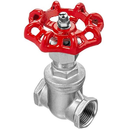 Gate Valve,1 1/2",304 SS,NPT