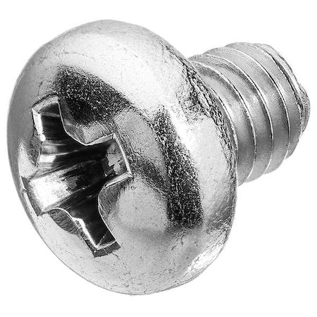 #8-32 x 1/4 in Phillips Pan Machine Screw, Passivated 316 Stainless Steel, 50 PK