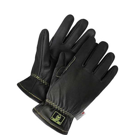 Cut-Resistant Leather Gloves, Cut Level A5 ,S 1 PR